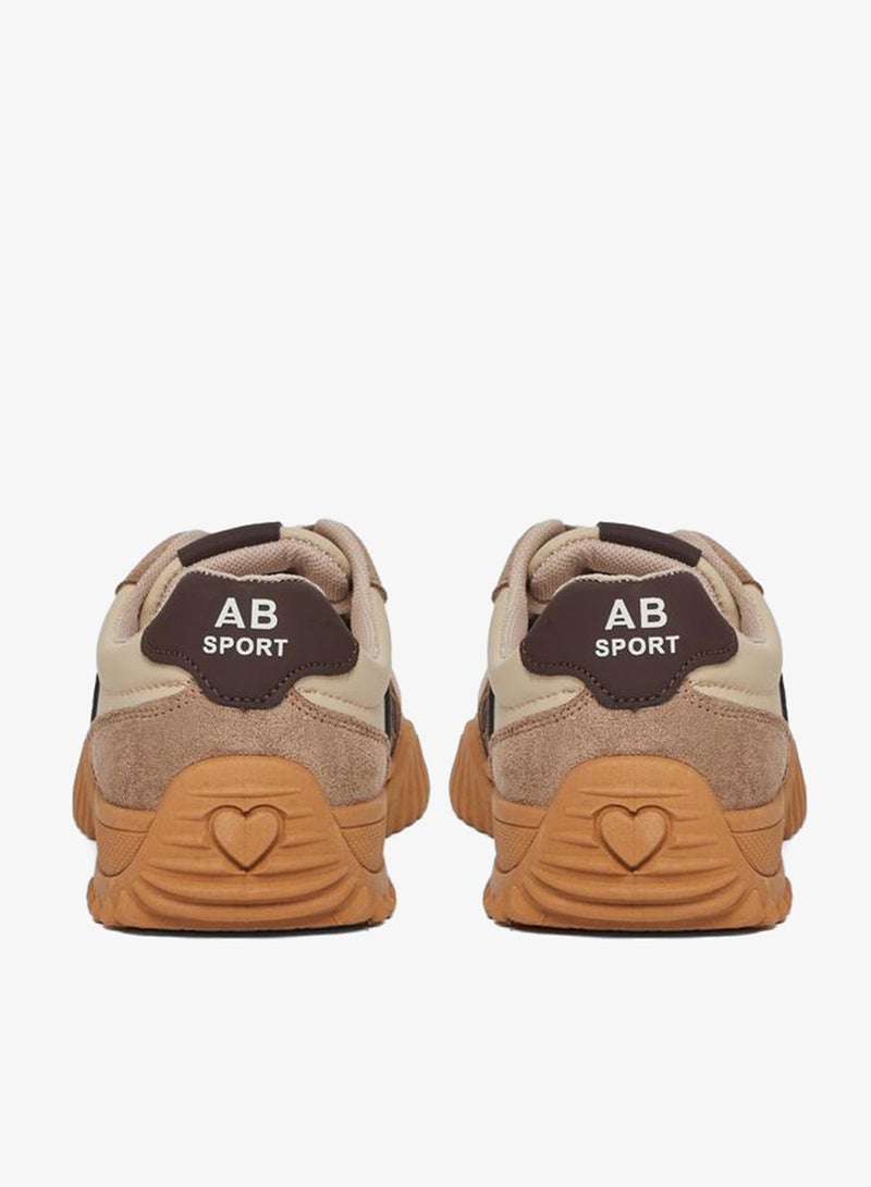 Styli Women Brown Retro Style Sneakers - Image 4